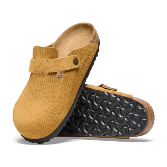 Birkenstock Boston Suede Embossed Clogs Size 9 NWT - Picture 4 of 15